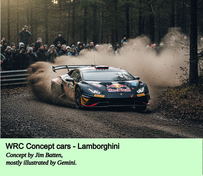 WRC Lamborghini concept